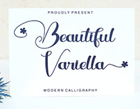 Beautiful Variella Calligraphy Font