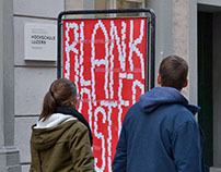 Blank Poster - Weltformat exhibition