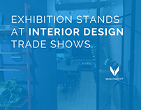 Booth at interior design trade shows - Minkoncept.