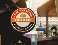 Restaurant You & Me - Logo Design & Branding