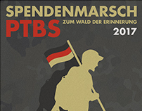 Spendenmarsch PTBS / Plakatgestaltung