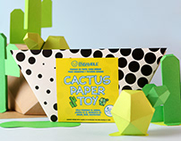 Cactus Paper Toy Series