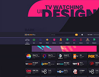 Canlı TV UI Design