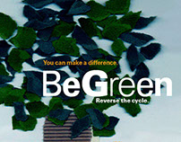 postcard__Be Green. AIGA