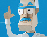 Papercut character - Doctor