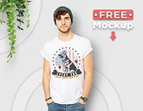 Free t-shirt mockup bundles Download [PSD]