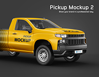 Chevrolet Silverado Pickup Mockup