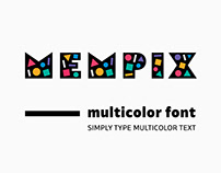 MEMPIX — Multicolor SVG Font