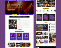 User-Friendly Homepage Design for ELIK TARA GROUP