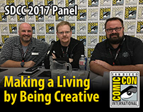 SDCC 2017 Making a Living by Being Creative Panel