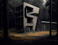 Brutalism AI Type Experiments