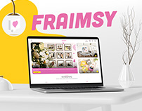 Fraimsy identity & webdesign