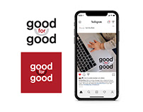 Good for Good Logo and Social Campaign