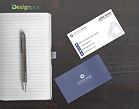 White Company Business Card Design