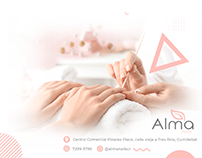 Alma Nails - Logo & Social Media