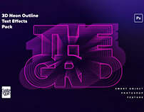 Retro-futuristic 3D Neon Text Effect By: Creative Veila