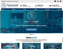 Diseño de sitio web para empresa de cocinas integrales.