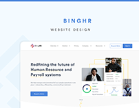 BingHR Website Design