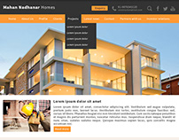 Construction company website design - 2015