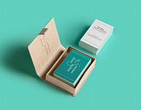 Martine van den Houten / logo + cards