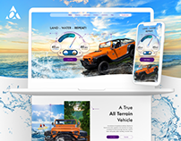 H2O Amphibious Cars - Website Design