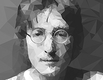 John Lennon | Low Poly Art