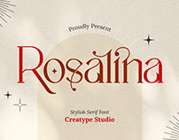 ROSALINA STYLISH SERIF - FREE FONT