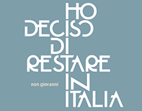 non giovanni - HO DECISO DI RESTARE IN ITALIA - CD