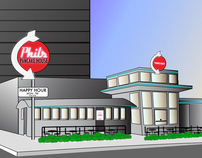 Phils Diner (Branding, Environmental Design)