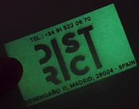 Glow in the dark business card