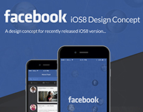 Facebook iOS8 Design Concept