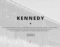 KENNEDY - Creative One Page