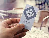 Photorealistic Business Card Mock-Up Vol.3