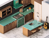 If FRIENDS redesigned their kitchens