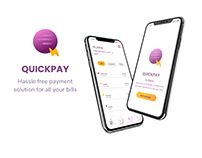 Quickpay- Bill payment app UI Design