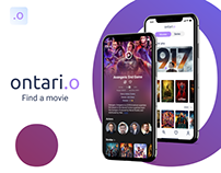 Ontario. Search for movies. Mobile app design