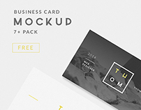7+ Clean Business Card FREE MOCKUP [Download]
