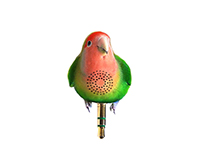 Earphone jack speaker “true parrot” 