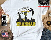 San Antonio Brahmas City Logo 2024 T-shirt