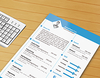 Resume Template with Ms word File ( Free Download )
