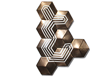 2014 / Hexagon – ceramic module – Latin Alphabets