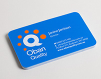Oban Quality Brand Identity, Stationery & Website