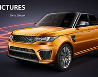 VRED, Range Rover Sport SVR 2015 | CGI & Retouching