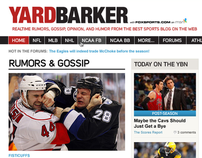 Yardbarker Homepage Redesign (2010)