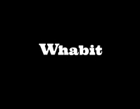 Whabit App | Information Architecture, App & Web design