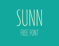 SUNN - Free Handwriting Font