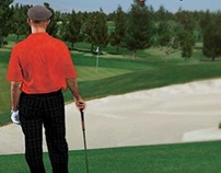 SAS Analytics golf print ad