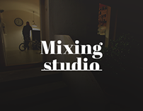 Mixing studio website