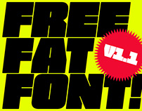 FREE FAT FONT!