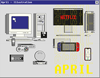 April — Illustration